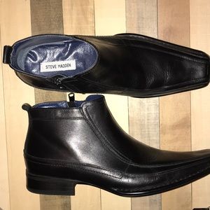 Steve Madden leather ankle boots